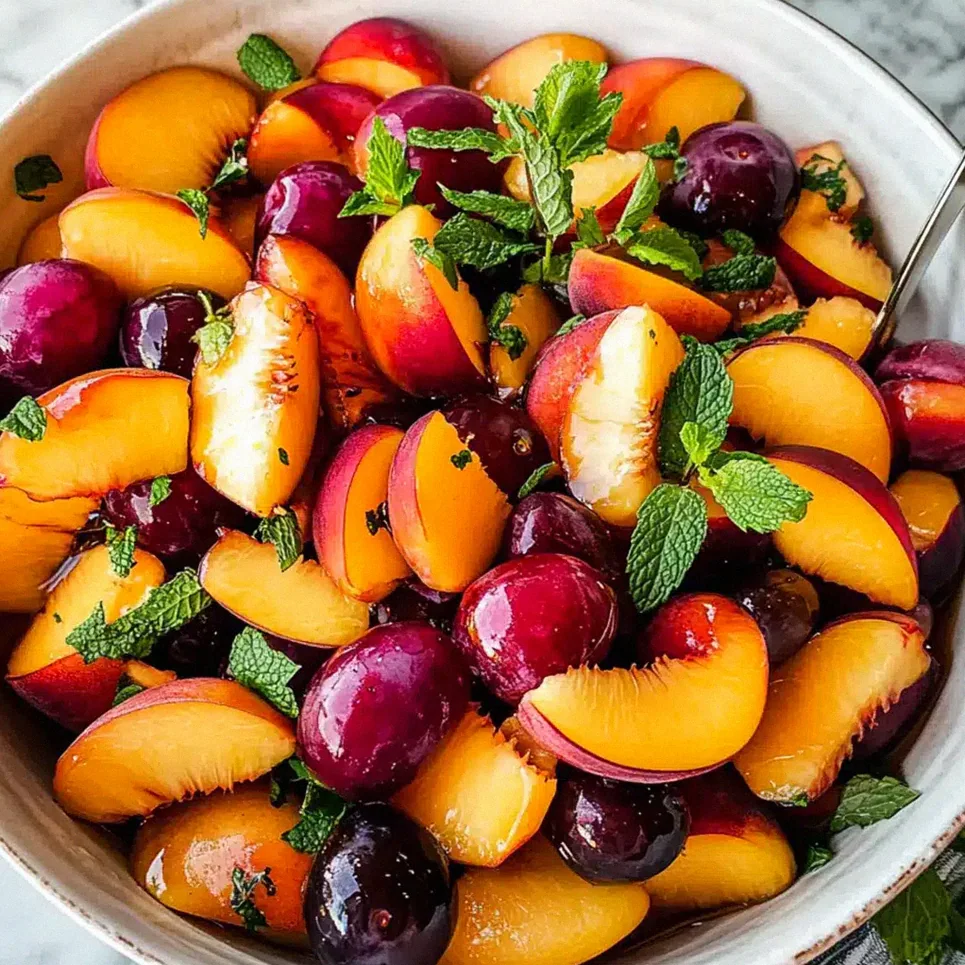 Erfrischender Steinfrüchte-Salat für den Sommer – Schritt 2