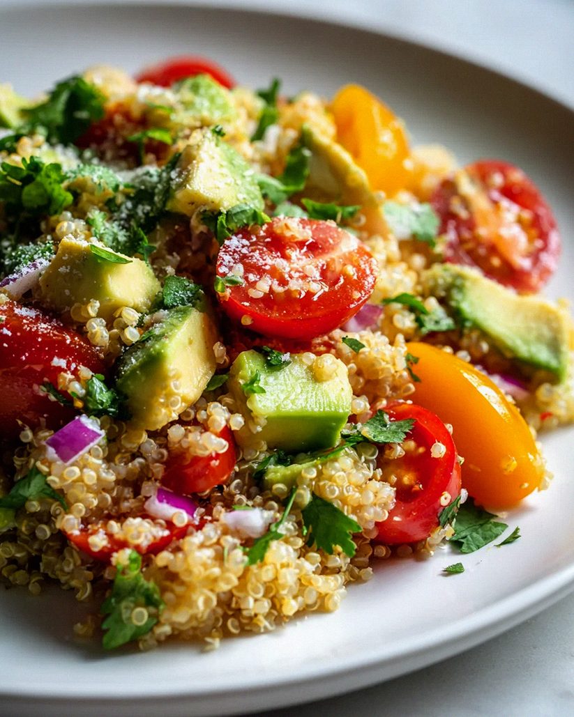 Frischer Quinoa Salat mit Avocado & Limette – Dein gesundes Highlight!