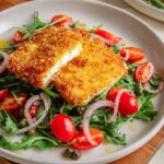 Gebackener Feta auf Rucolasalat – Ein Genuss für Feinschmecker!