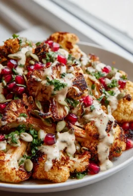 Gerösteter Blumenkohl Tahini Salat: Schnell & Lecker!