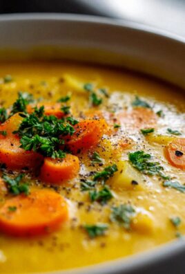Herbstliche Hokkaido Kürbissuppe mit Karotten & Kartoffeln