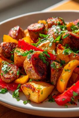 Kartoffel-Rinderwurst Blechfrühstück: Einfach & Lecker!