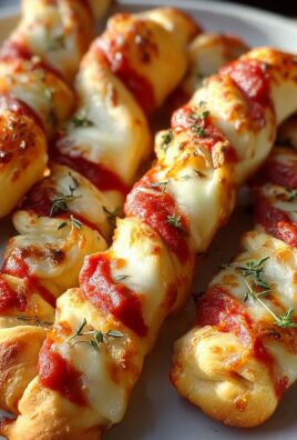 Leckere Candy Cane Pizza Breadsticks für die Feiertage!