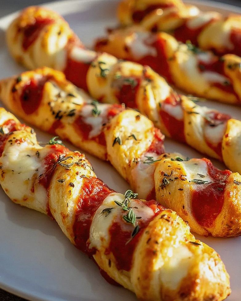 Leckere Candy Cane Pizza Breadsticks für die Feiertage! – Schritt 2