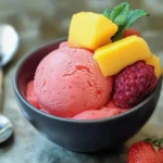 Mango Erdbeer Sorbet: Frisch und Einfach Selbstgemacht