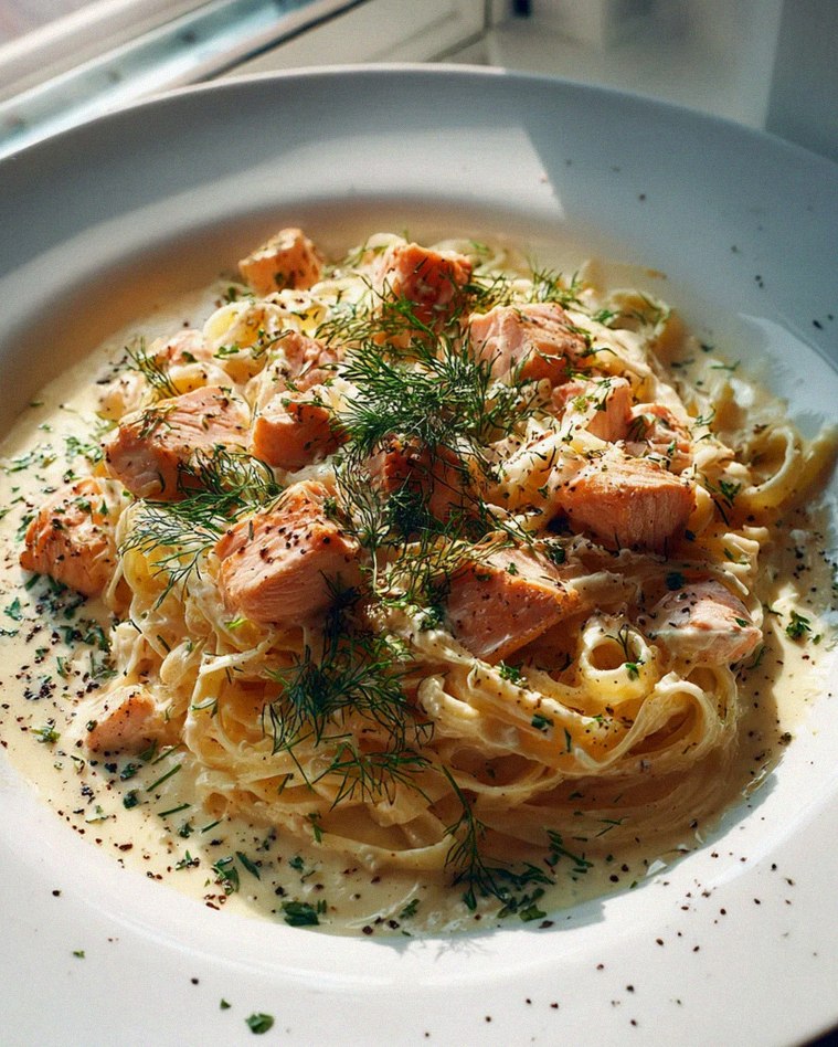 Pasta Mit Lachs Und Sahnesosse – Dein cremiger Genuss!