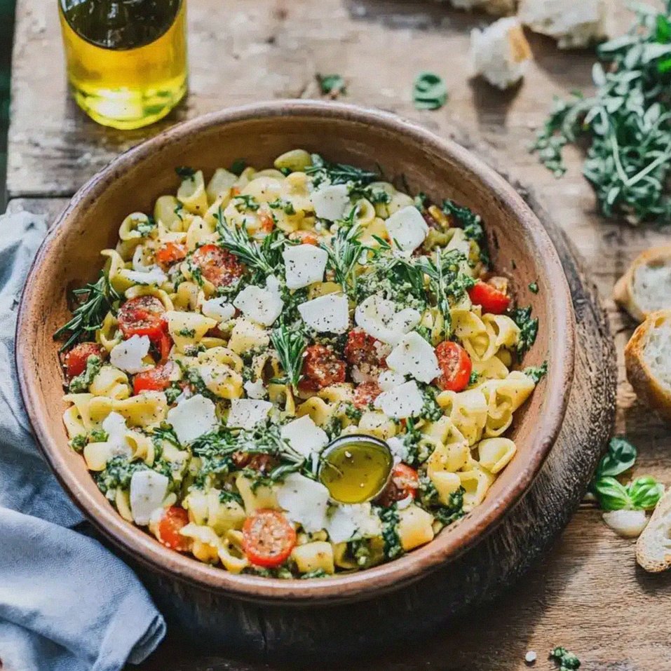 Pasta-Spargel-Salat mediterran mit frischen Zutaten – Schritt 1