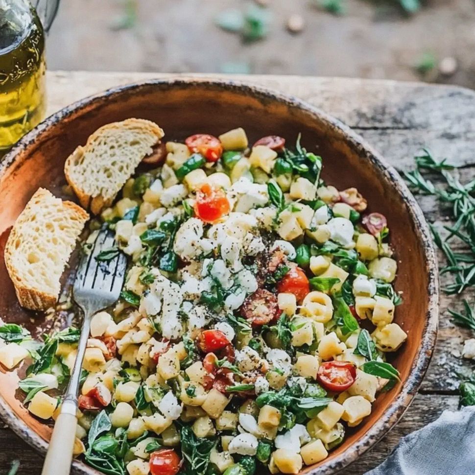 Pasta-Spargel-Salat mediterran mit frischen Zutaten – Schritt 2