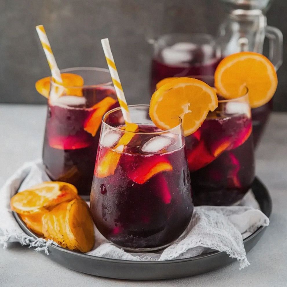 Sangria fruchtig – Schritt 1
