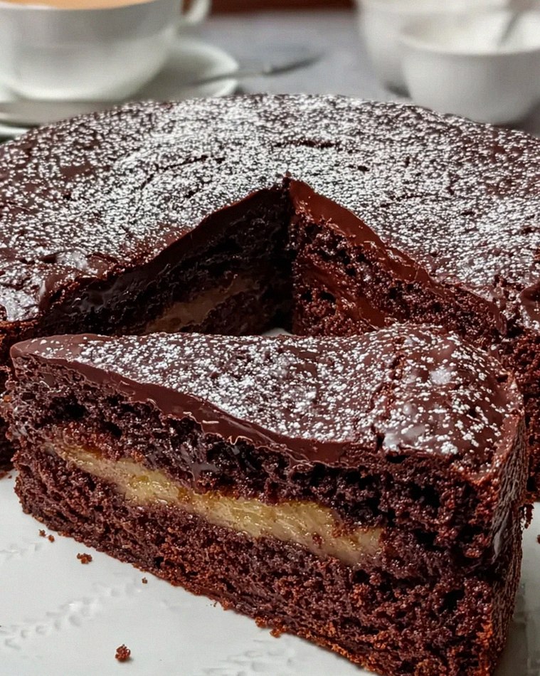 Schokokuchen mit Pudding