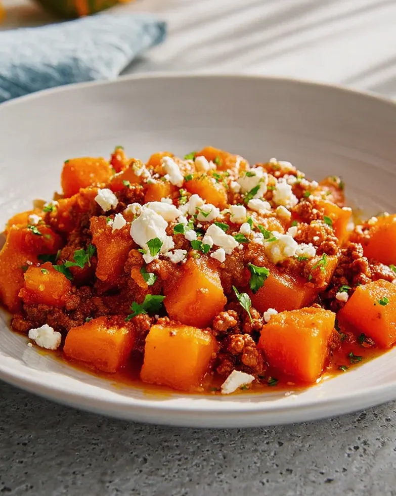Spicy Pumpkin Ground Beef Skillet – Quick & Delicious!