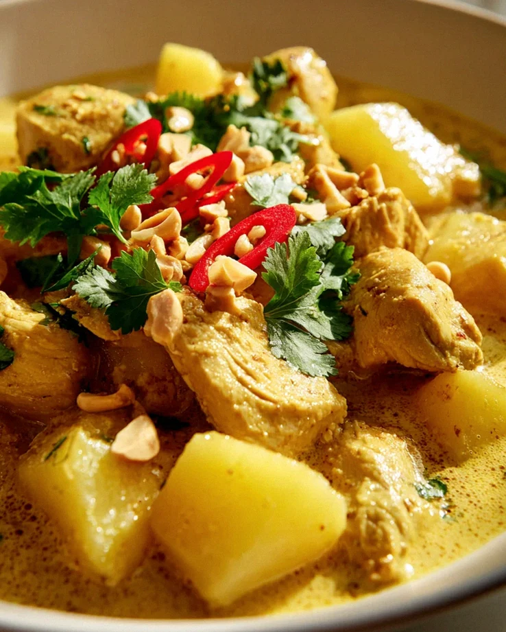 Thai Gelbes Hühnercurry mit Kartoffeln – Exotischer Genuss! – Schritt 1