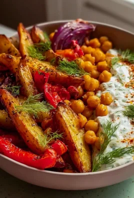 Vegan Mediterranean Roasted Vegetables Bowl – Gesund & Lecker!