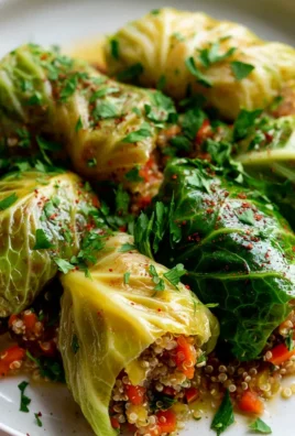 Vegetarische Kohlrouladen: Quinoa-Gemüse-Füllung purer Genuss!